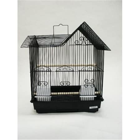 Yml Villa Top Bird Cage in Black YM626592